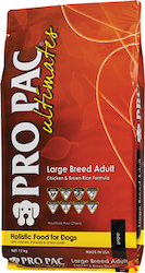 Adult Dog Food: PRO PAC Ultimates - Large Breed Adult - Chicken & Brown Rice